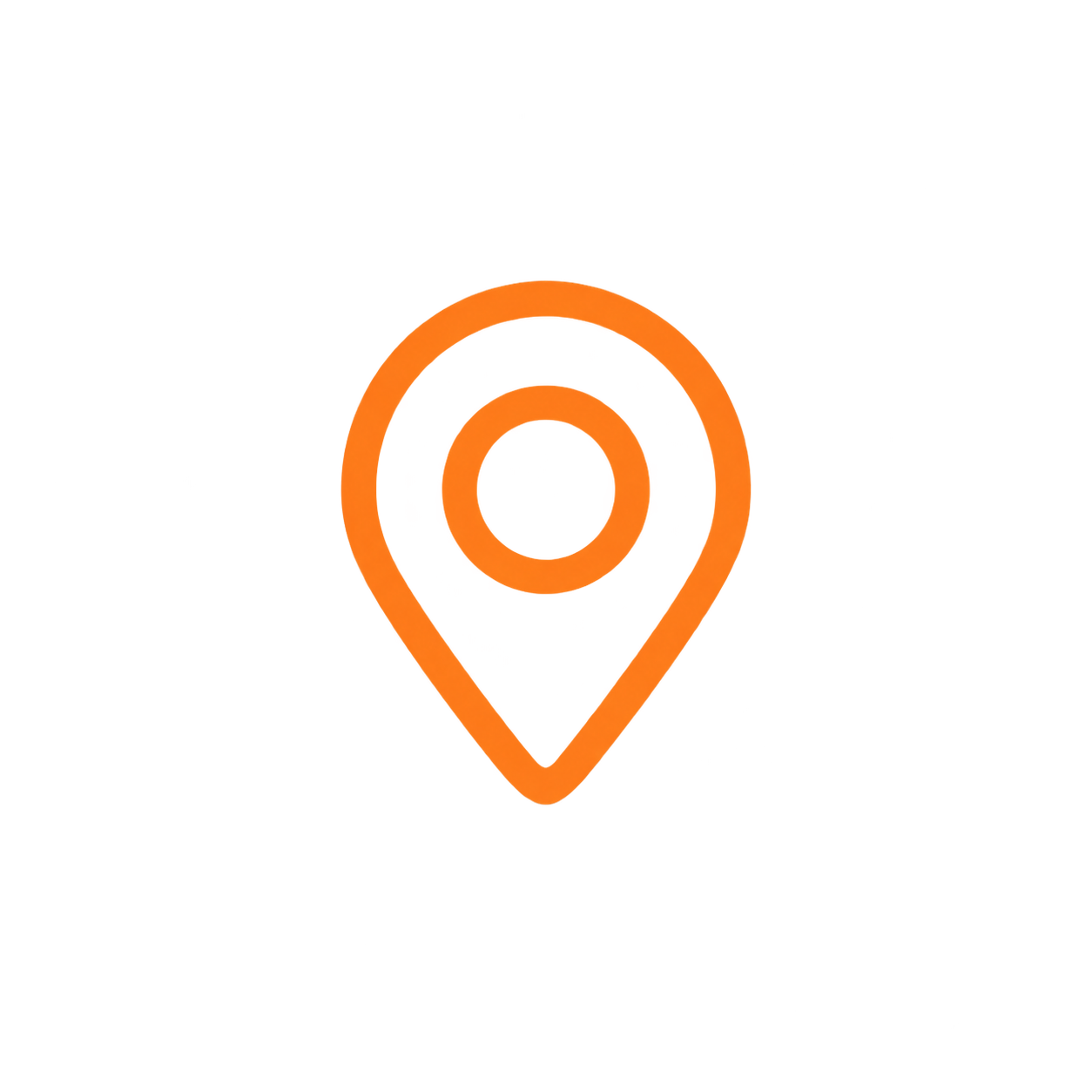 Mobile workforce job location icon