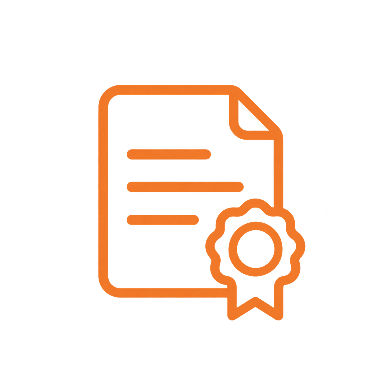 Professional license document icon illustrating how to track employee certifications