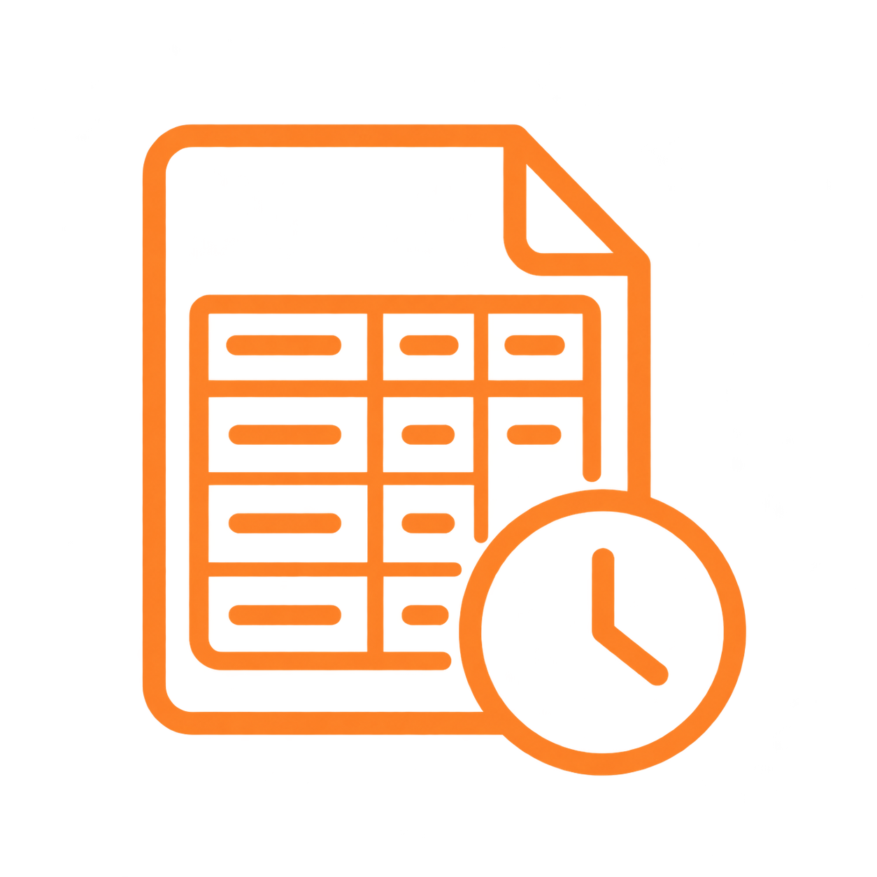 Timesheet icon for staffing agency timesheet management