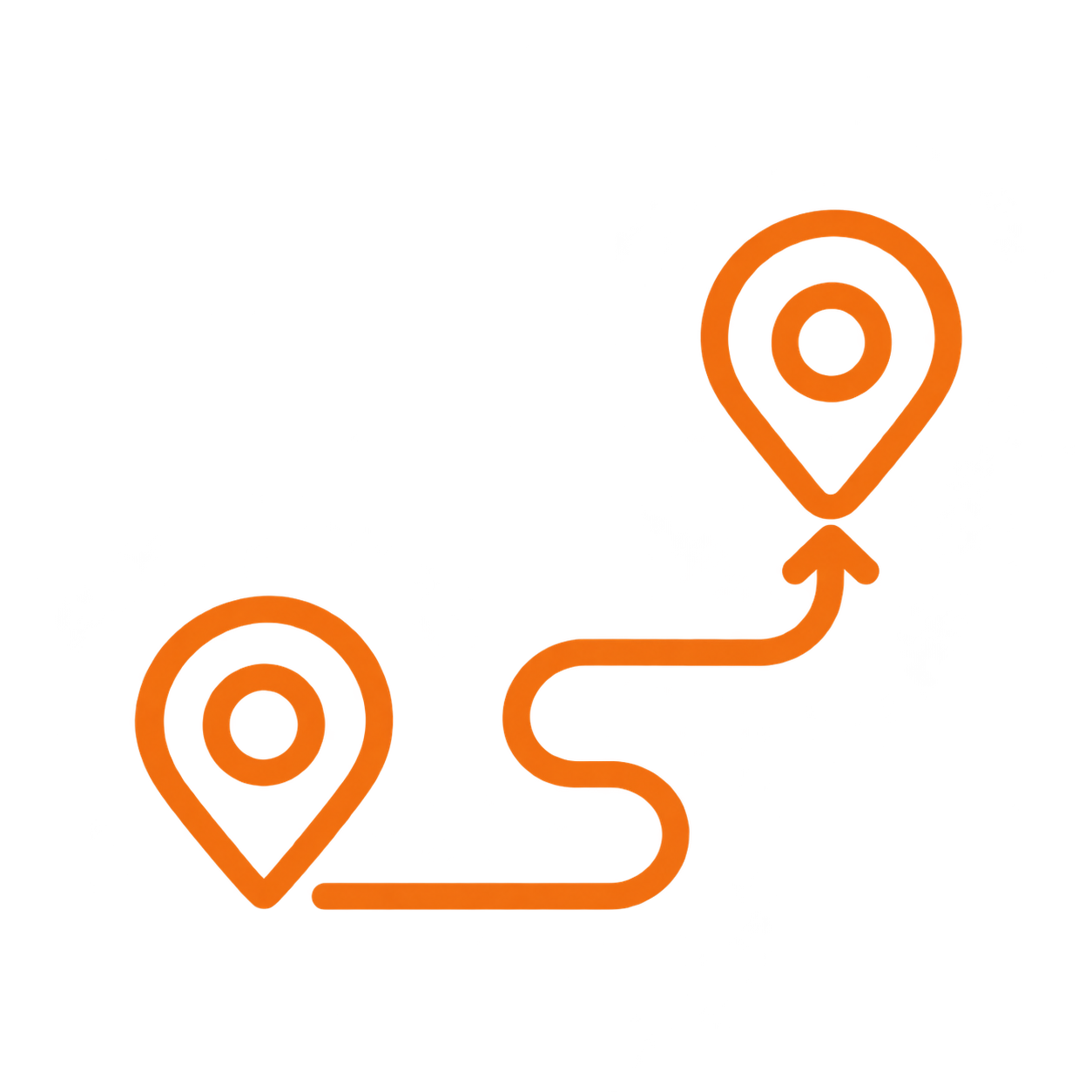 Route between worksite locations for multi-location employee scheduling